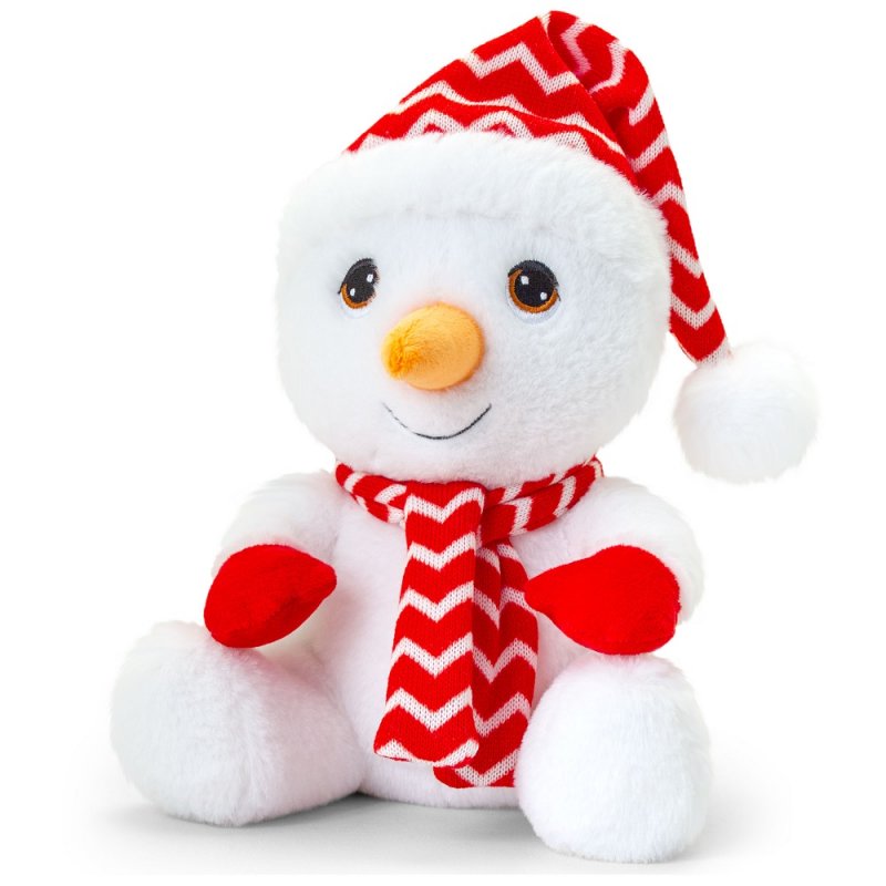 Keeleco Recycled Snowman with Hat & Scarf 20cm