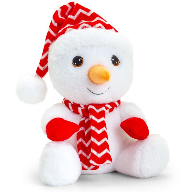 Keeleco Recycled Snowman with Hat & Scarf 25cm
