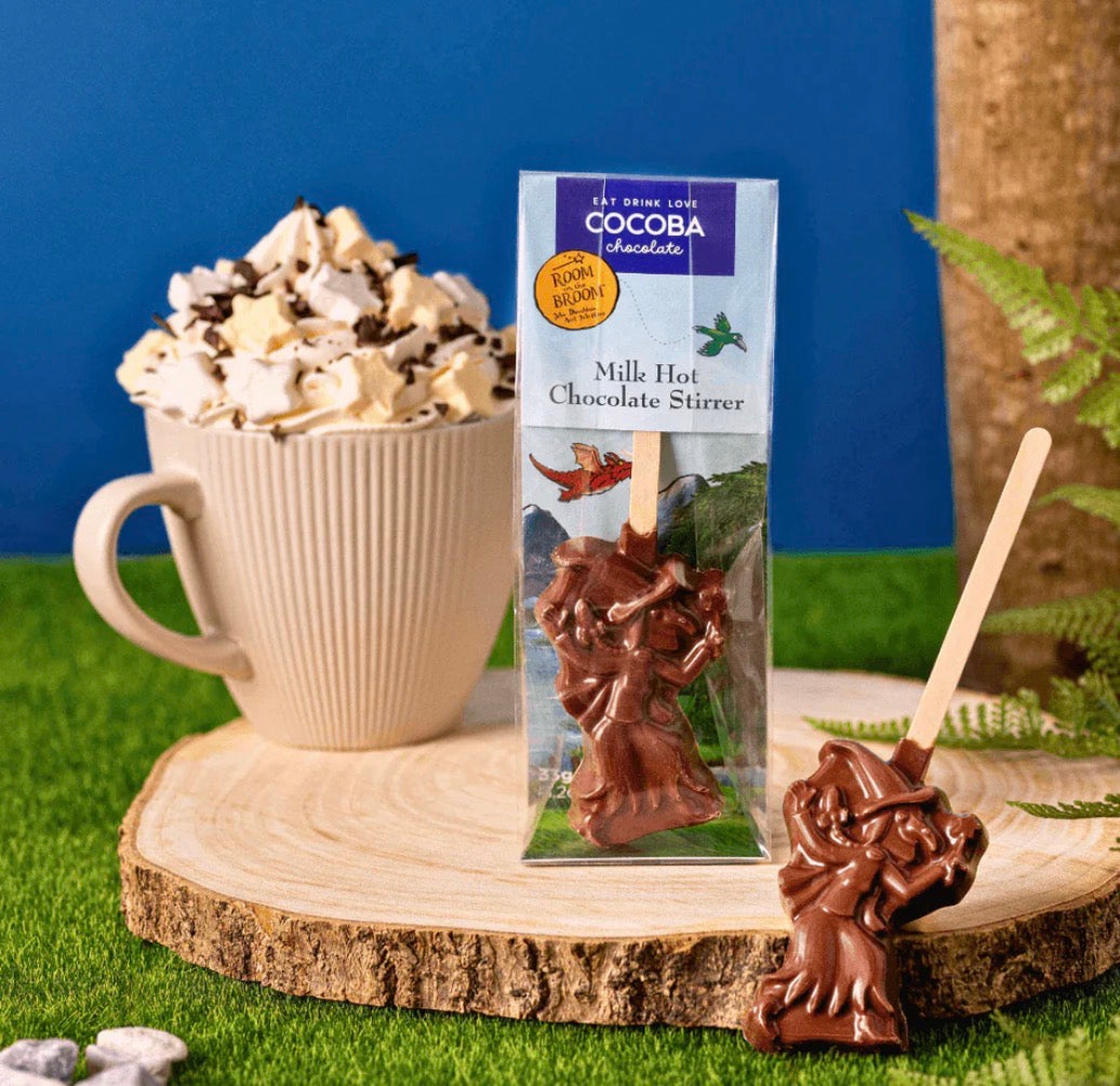 COCOBA ROOM ON THE BROOM WITCH HOT CHOCOLATE STIRRER