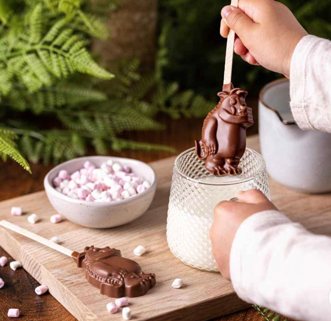 COCOBA GRUFFALO SHAPED HOT CHOCOLATE STIRRER