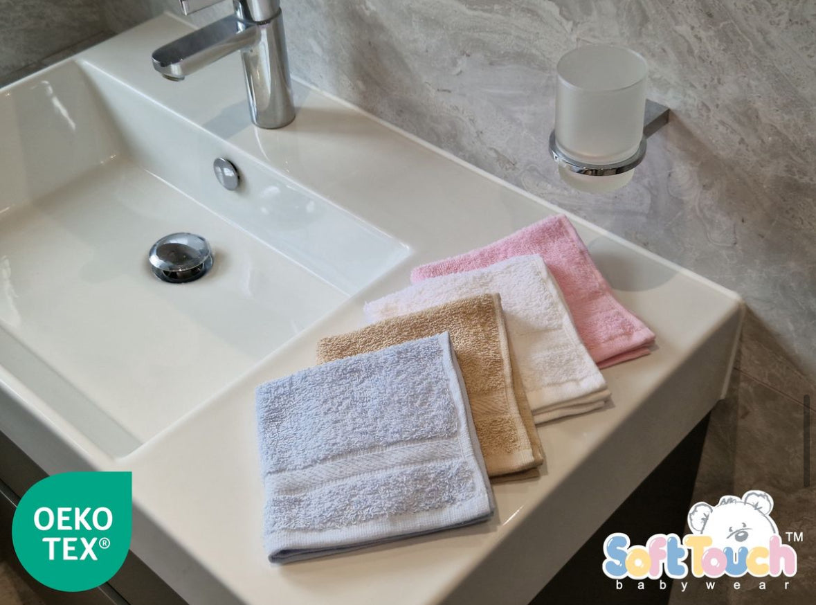 Soft Cotton Face Cloths for Family Use