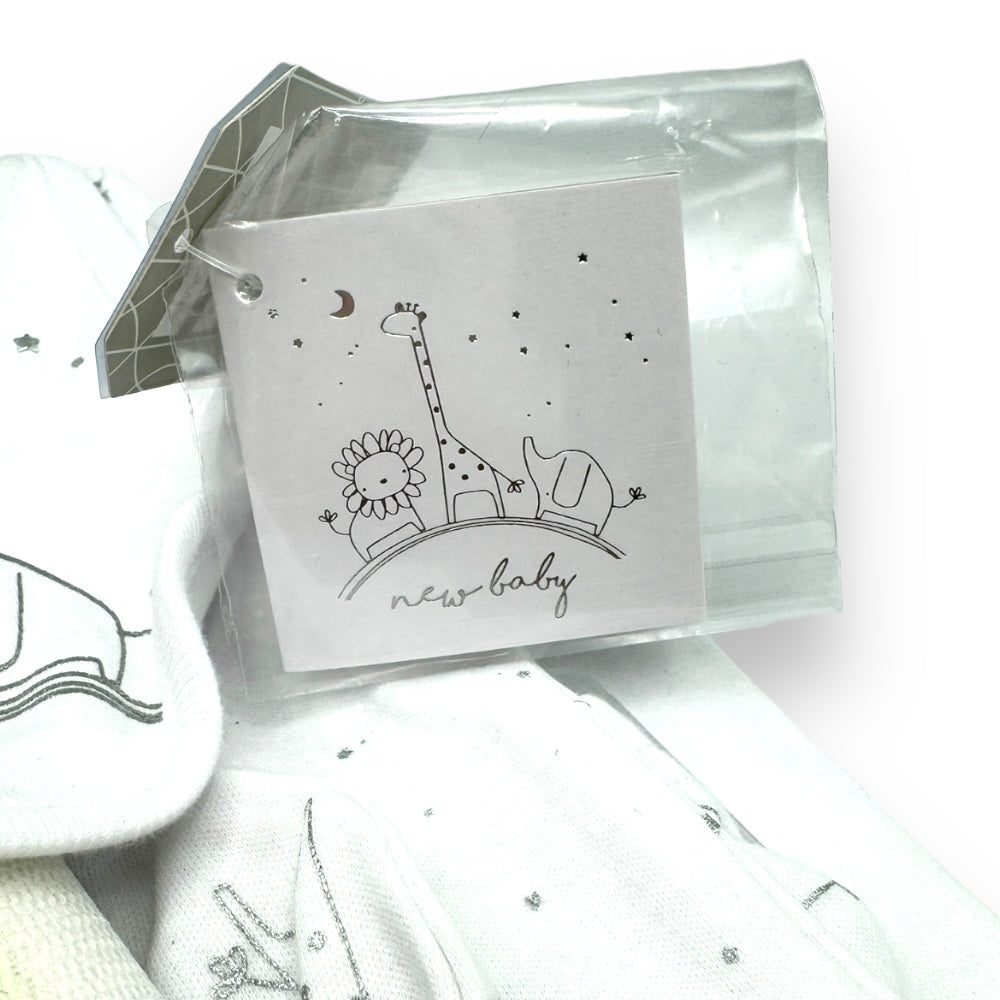Silver Safari Dreams 10-Piece Layette Gift Set