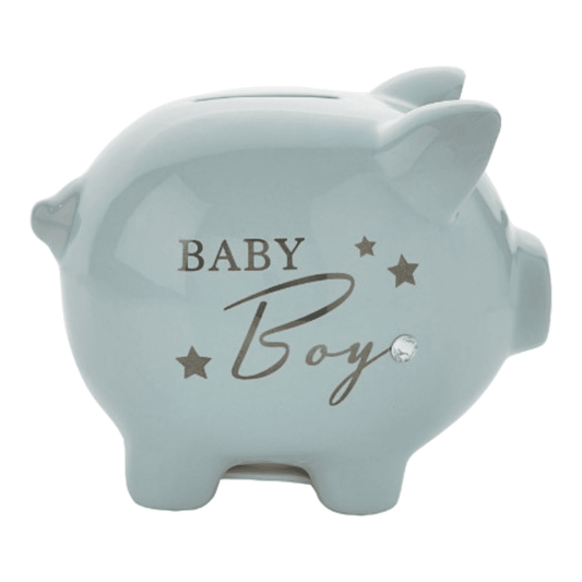 Bambino Ceramic "Baby Boy" Piggy Money Box