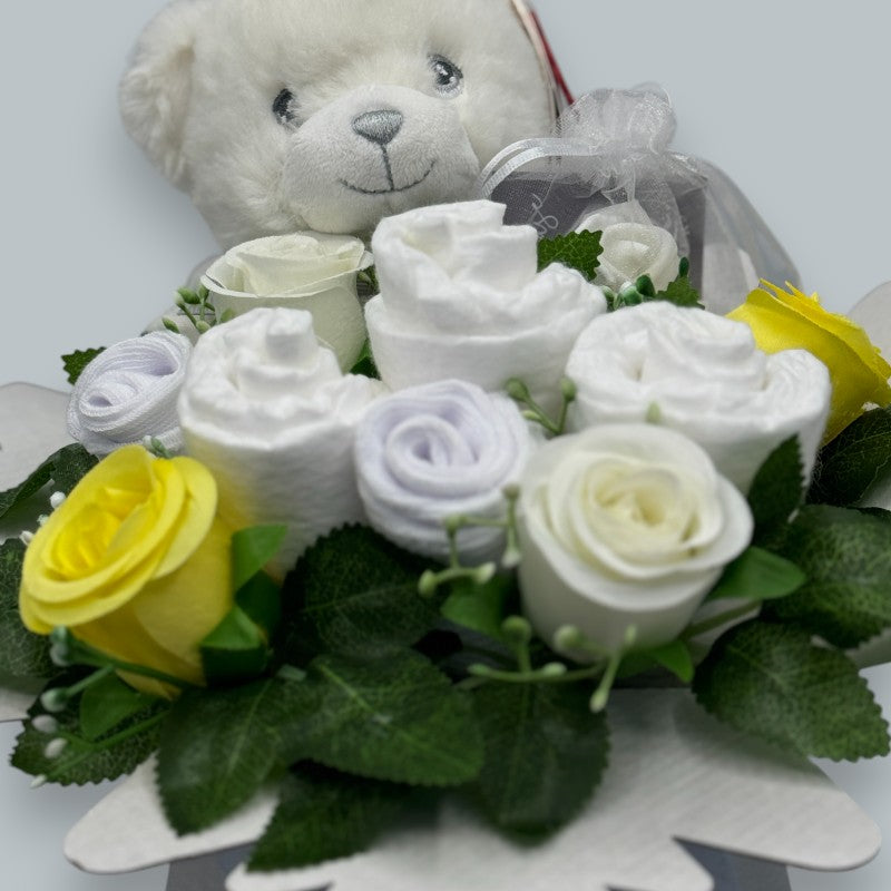 Soft Baby Socks & Pampers Nappies – Baby Shower Present