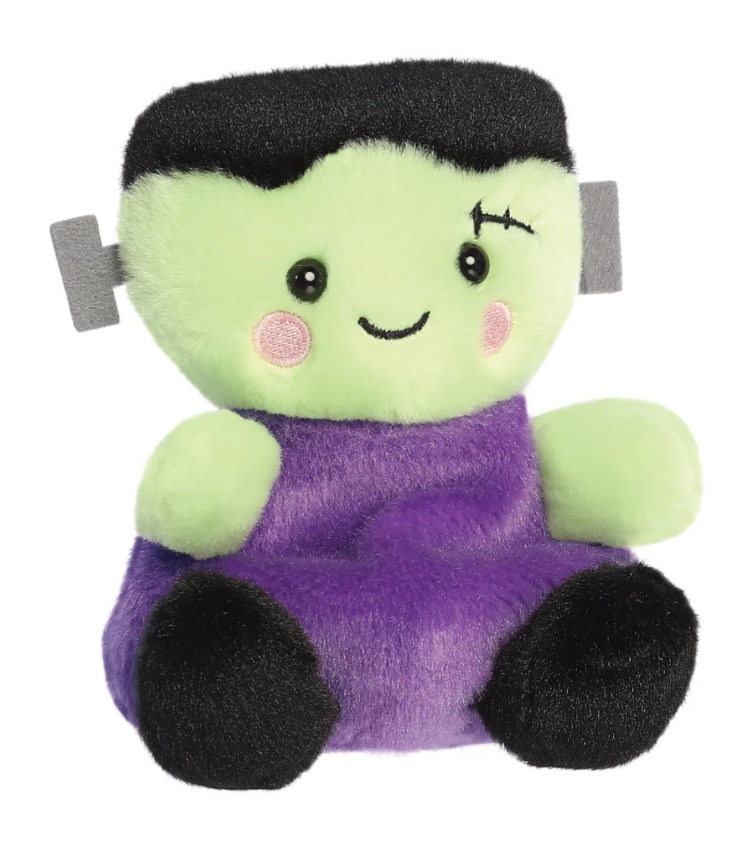 Palm Pals Frankenstein plush toy Bolts 13cm bean-filled cuddly gift