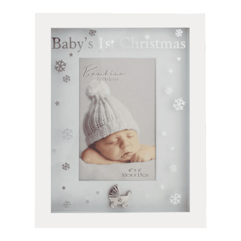 Bambino Baby Bambino Baby's 1st Christmas Frame 4" x 6" Photo Frames