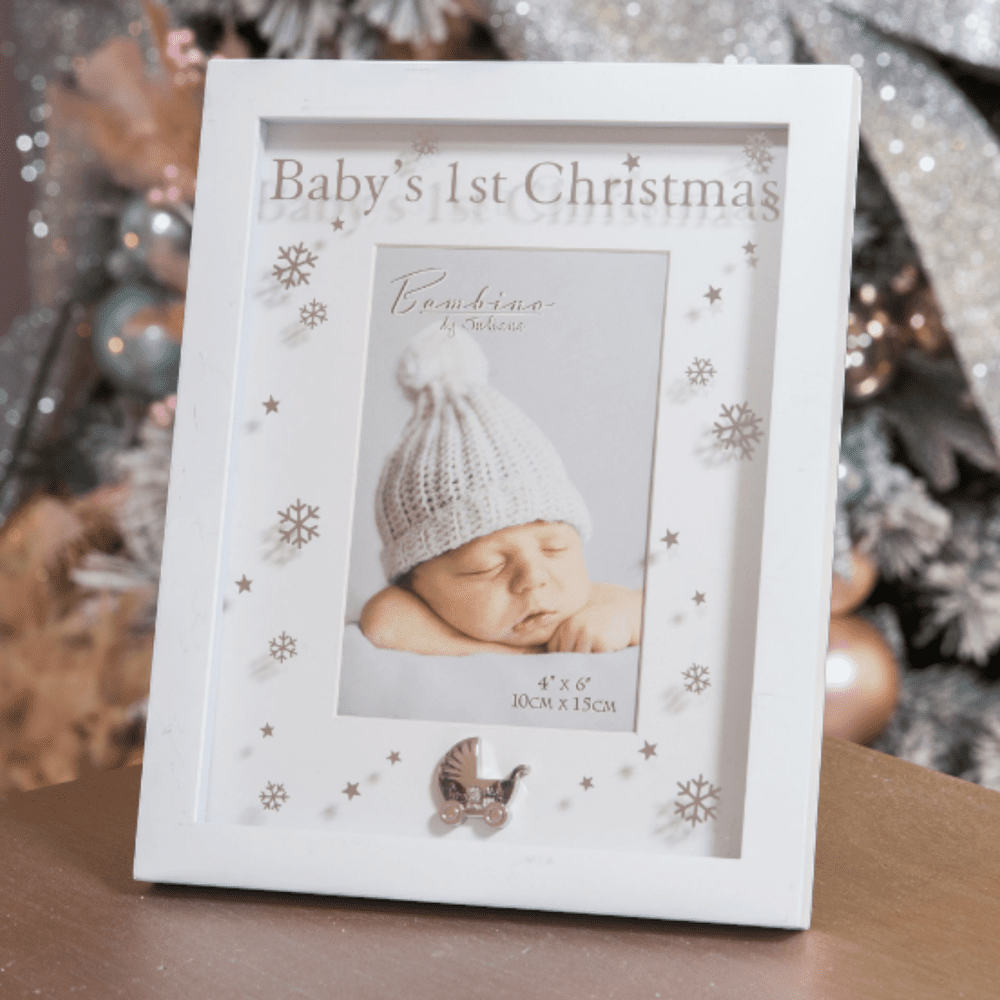 Bambino Baby Bambino Baby's 1st Christmas Frame 4" x 6" Photo Frames