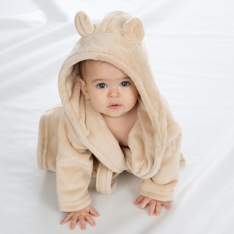 The Cutest Little Robe - Luxurious, Soft, and Personalised Baby Hooded Robe