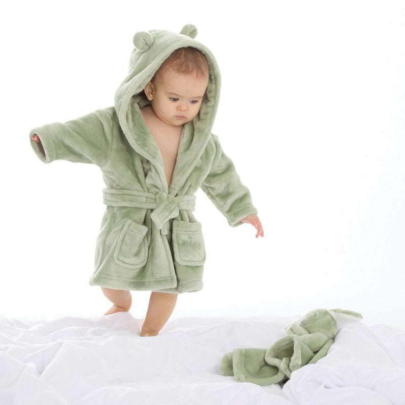 The Cutest Little Robe - Luxurious, Soft, and Personalised Baby Hooded Robe