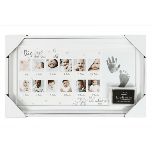 Hugs & Kisses Milestone Frame for Baby’s First Year