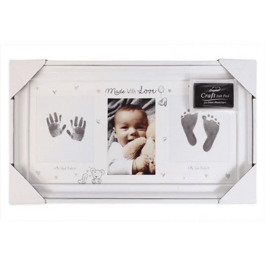 Hugs & Kisses Keepsake Photo Frame with Ink Pad