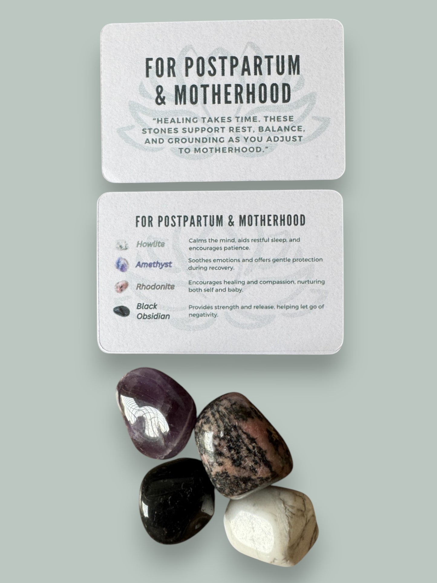 Postpartum & Motherhood Crystal Set