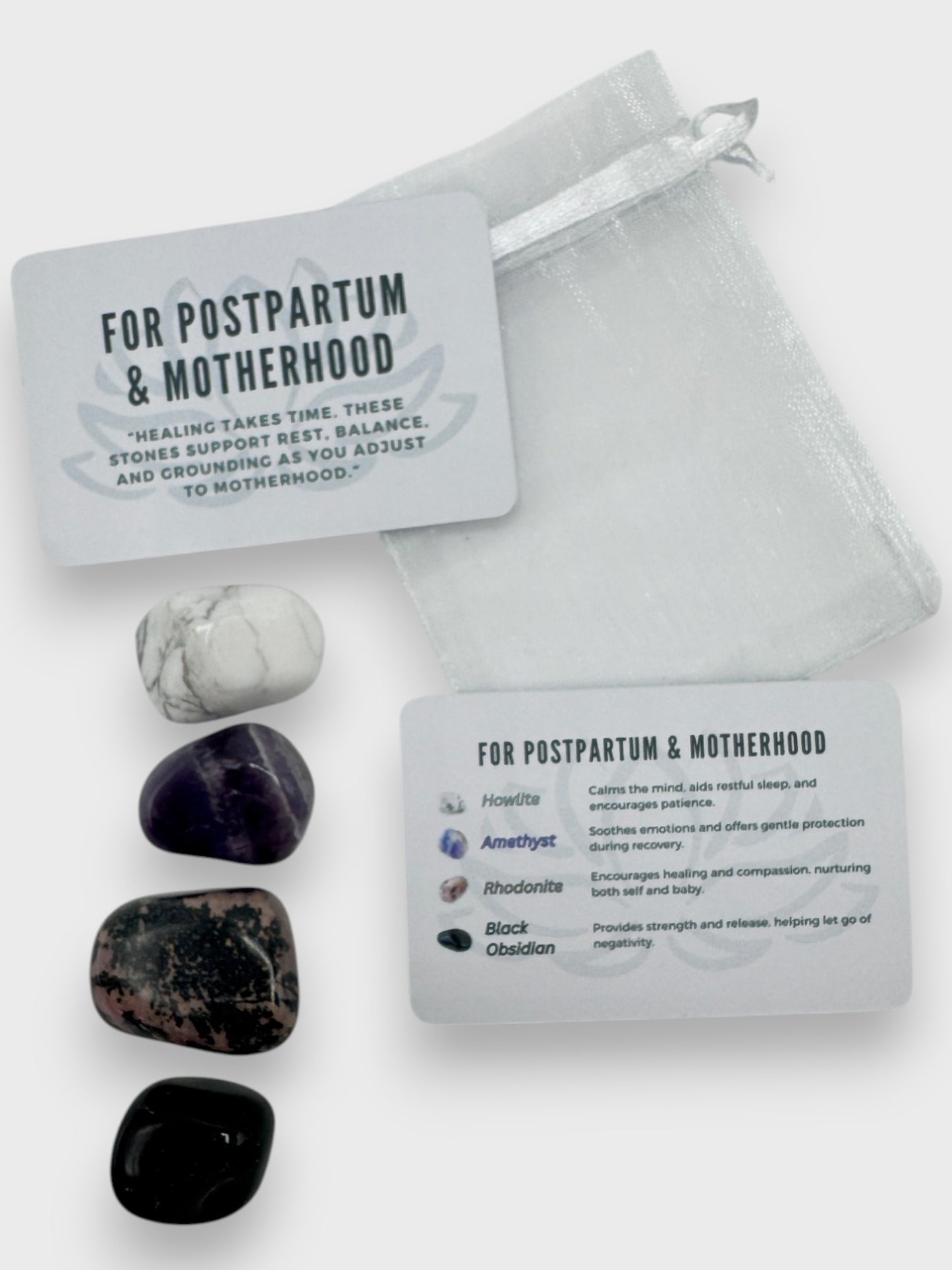 Postpartum & Motherhood Crystal Set