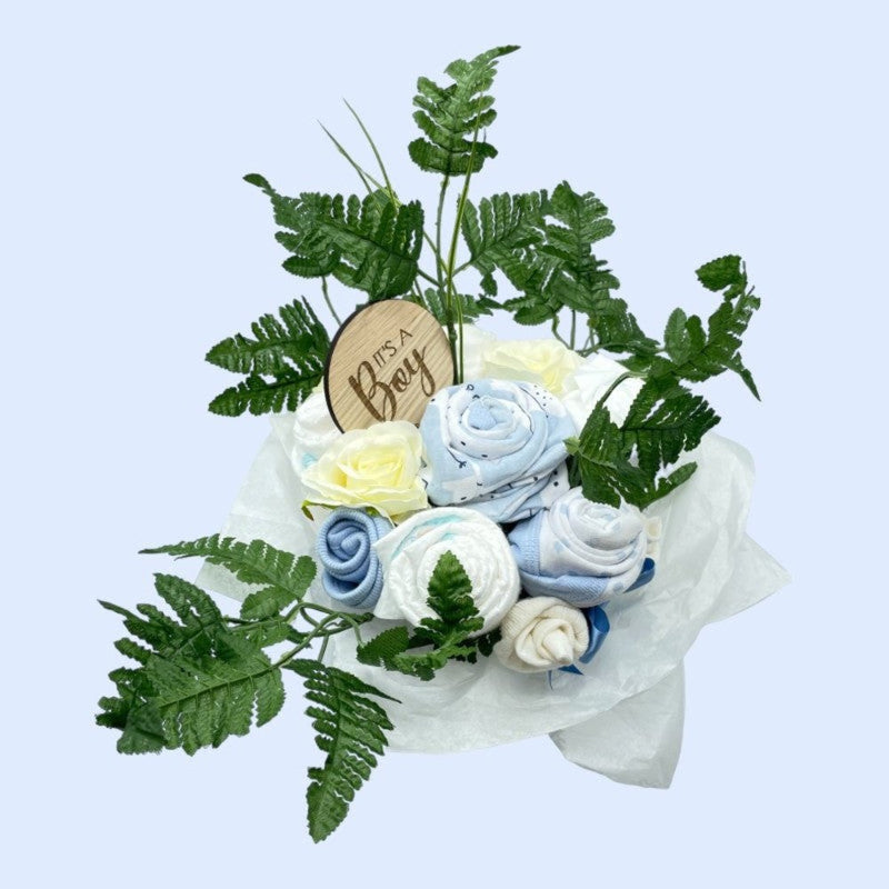 Love & Tiers Ltd 'It's a Boy' Bouquet  - Perfect Baby Shower or New Baby Gift Blue, Bouquet, Boys, Gender Reveal, him, Occasions