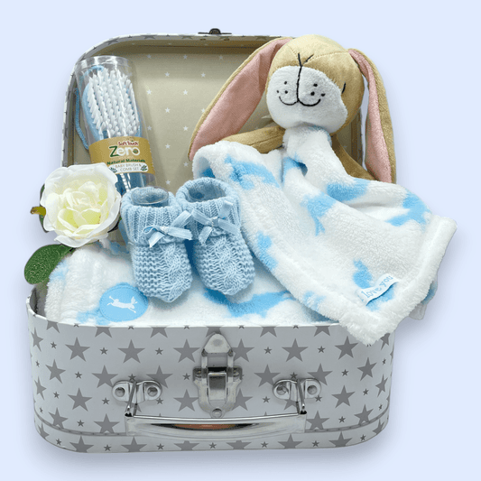 Love & Tiers Ltd 'Guess How Much I Love You' Baby Suitcase - Blue Hamper 
