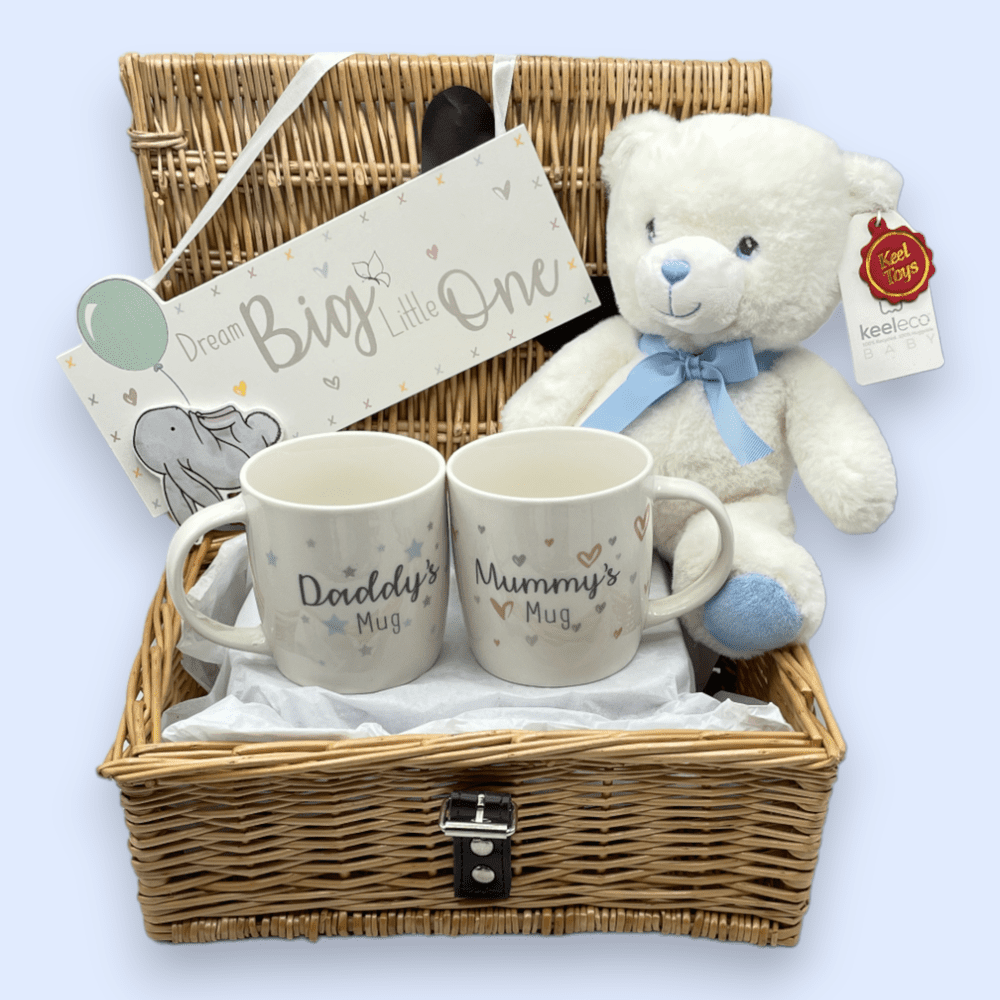 New Parents Gift Hamper with Plaque
