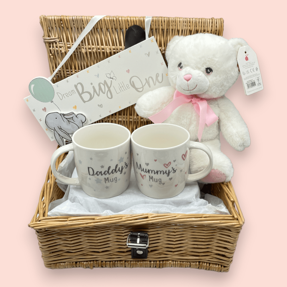 New Parents Gift Hamper with Plaque