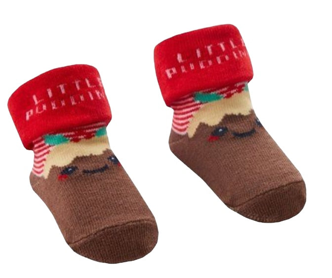 Little Pudding Baby Christmas Socks