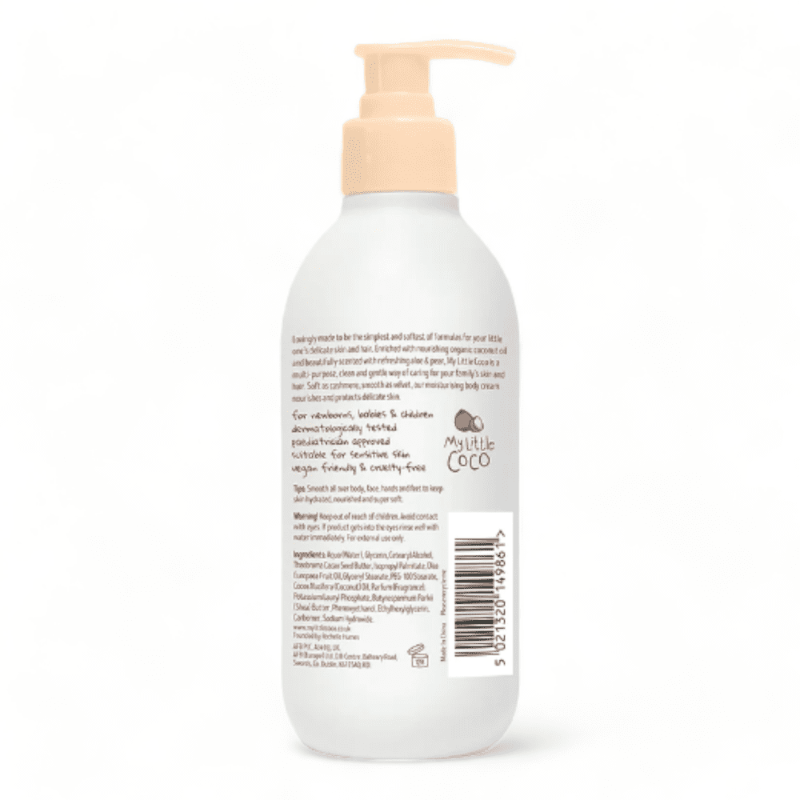 Organic coconut oil moisturising body cream