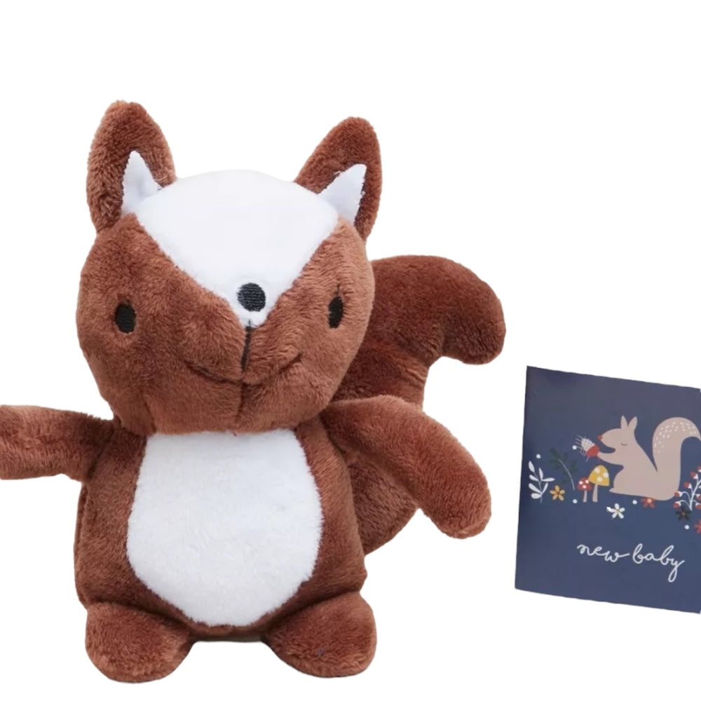 Woodland Whispers: 10-Piece Squirrel & Woodland Layette Gift Set