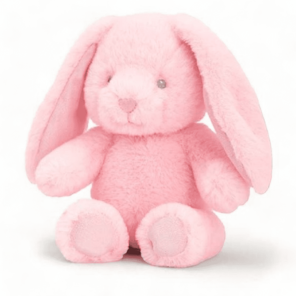 Keeleco 16cm Pink Bunny, Eco-friendly plush toy, from Keeleco eco range toy
