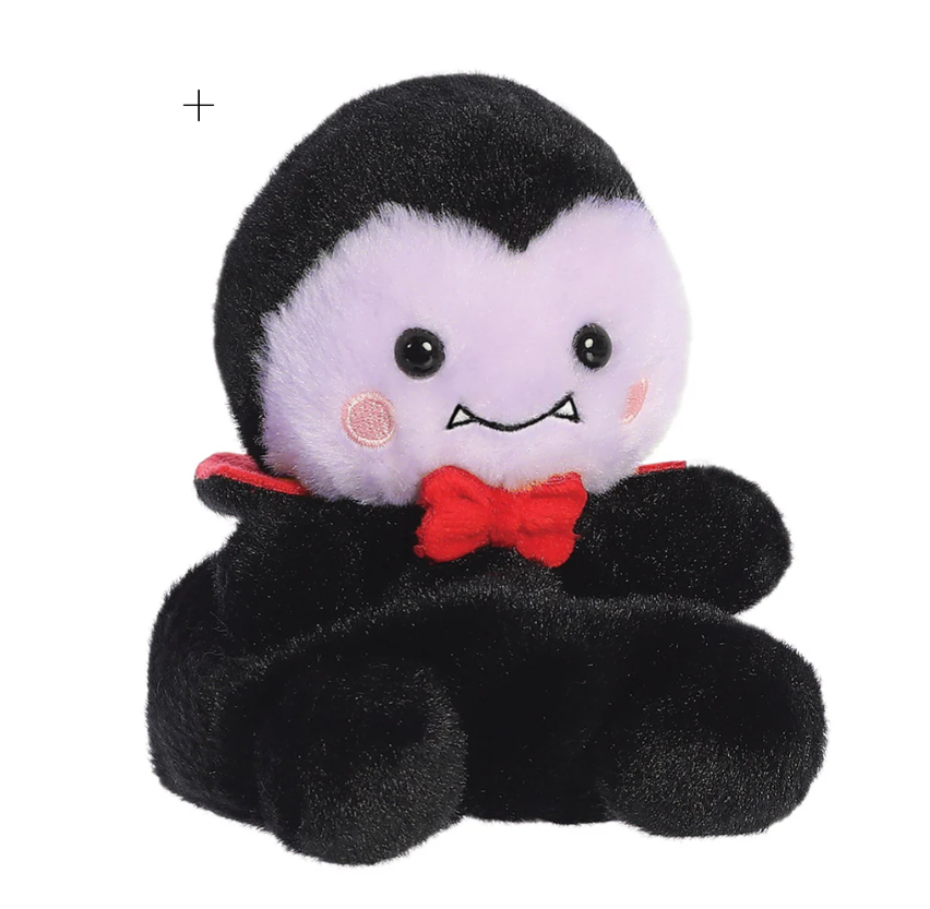 Palm Pals collectible plush Viktor Vampire made from recycled materials