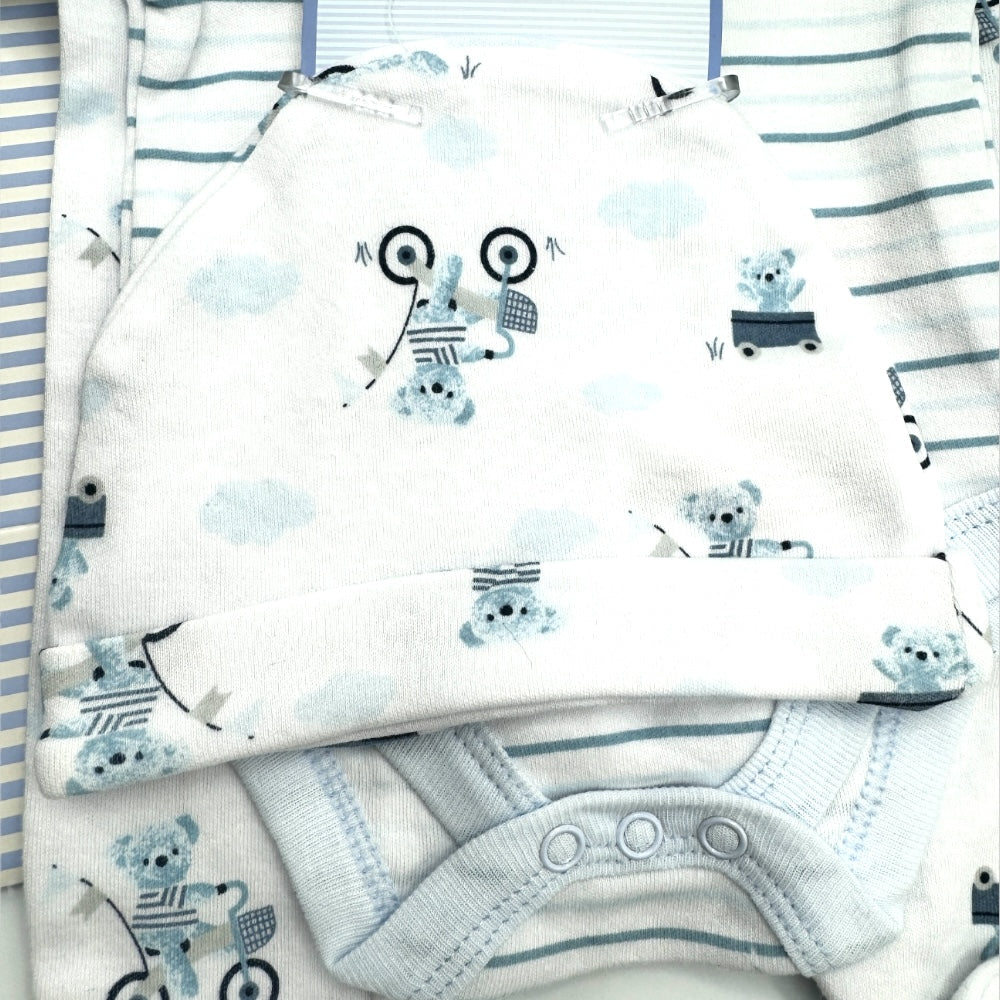 Teddy Bear Adventures" 6-Piece Layette Gift Set