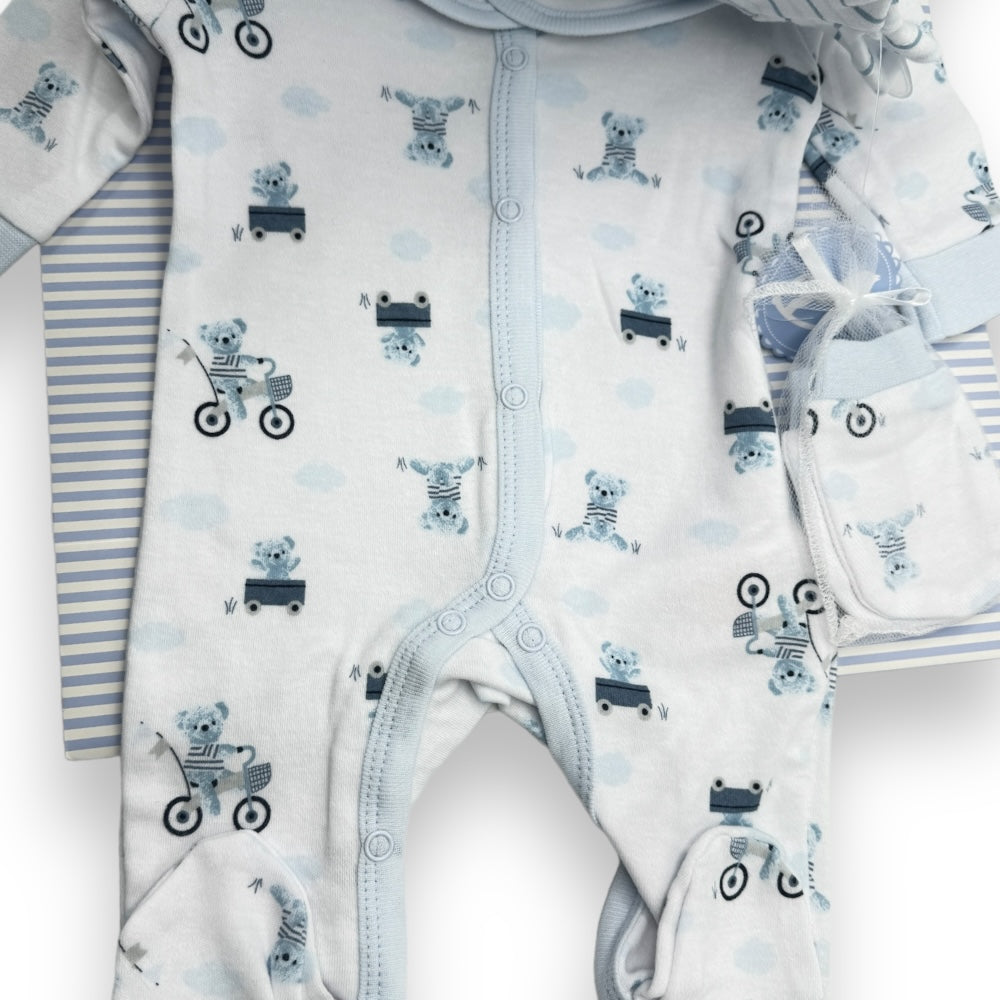 Teddy Bear Adventures" 6-Piece Layette Gift Set
