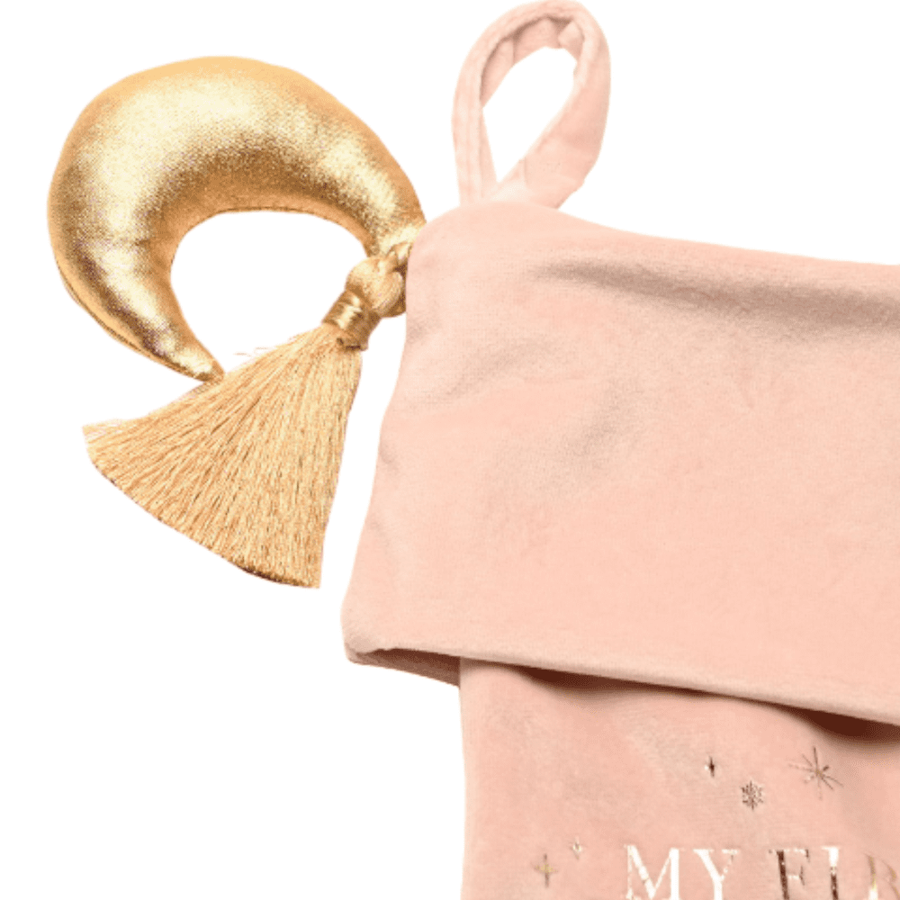 Bambino Baby Bambino Baby's 1st Christmas Stocking in Pink Christmas Accessories