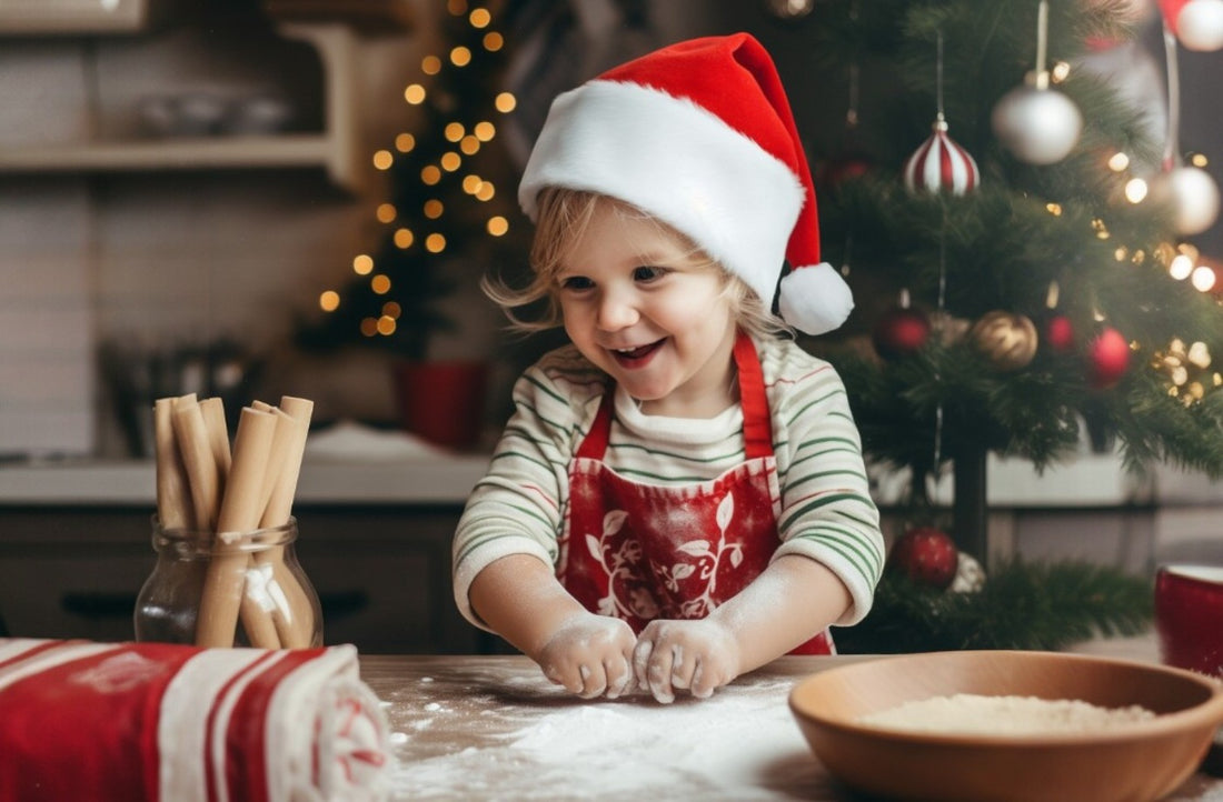 Toddler Baking Festive Treats