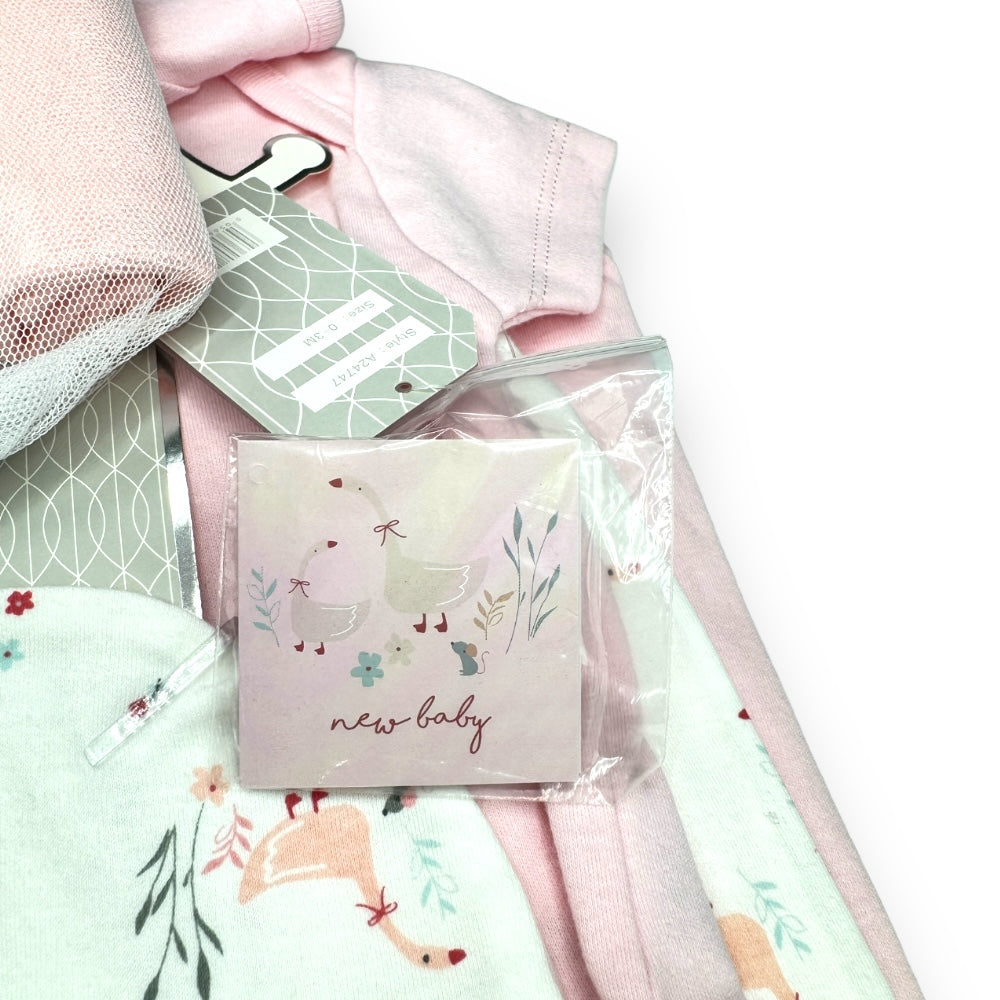 Goose Meadow Dreams: 10-Piece Farmyard Layette Gift Set