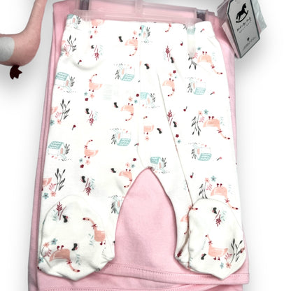 Goose Meadow Dreams: 10-Piece Farmyard Layette Gift Set