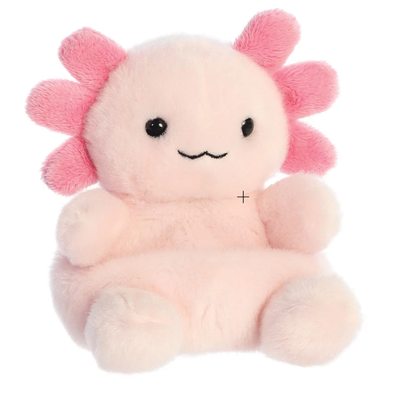 Cute axolotl soft toy Palm Pals bean-filled plush gift idea