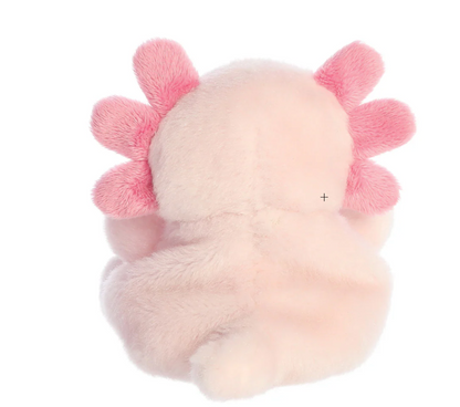 Palm Pals Ax Axolotl mini plush toy in pink pastel design