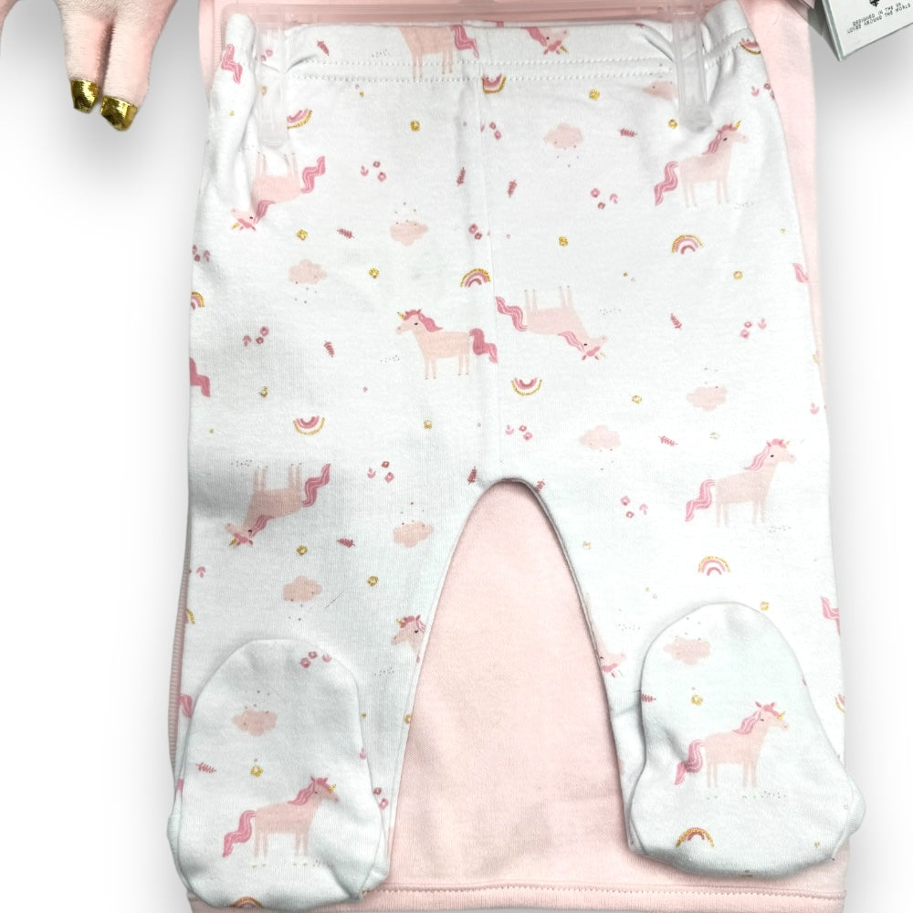 Pink Unicorn Dreams: 10-Piece Layette Gift Set