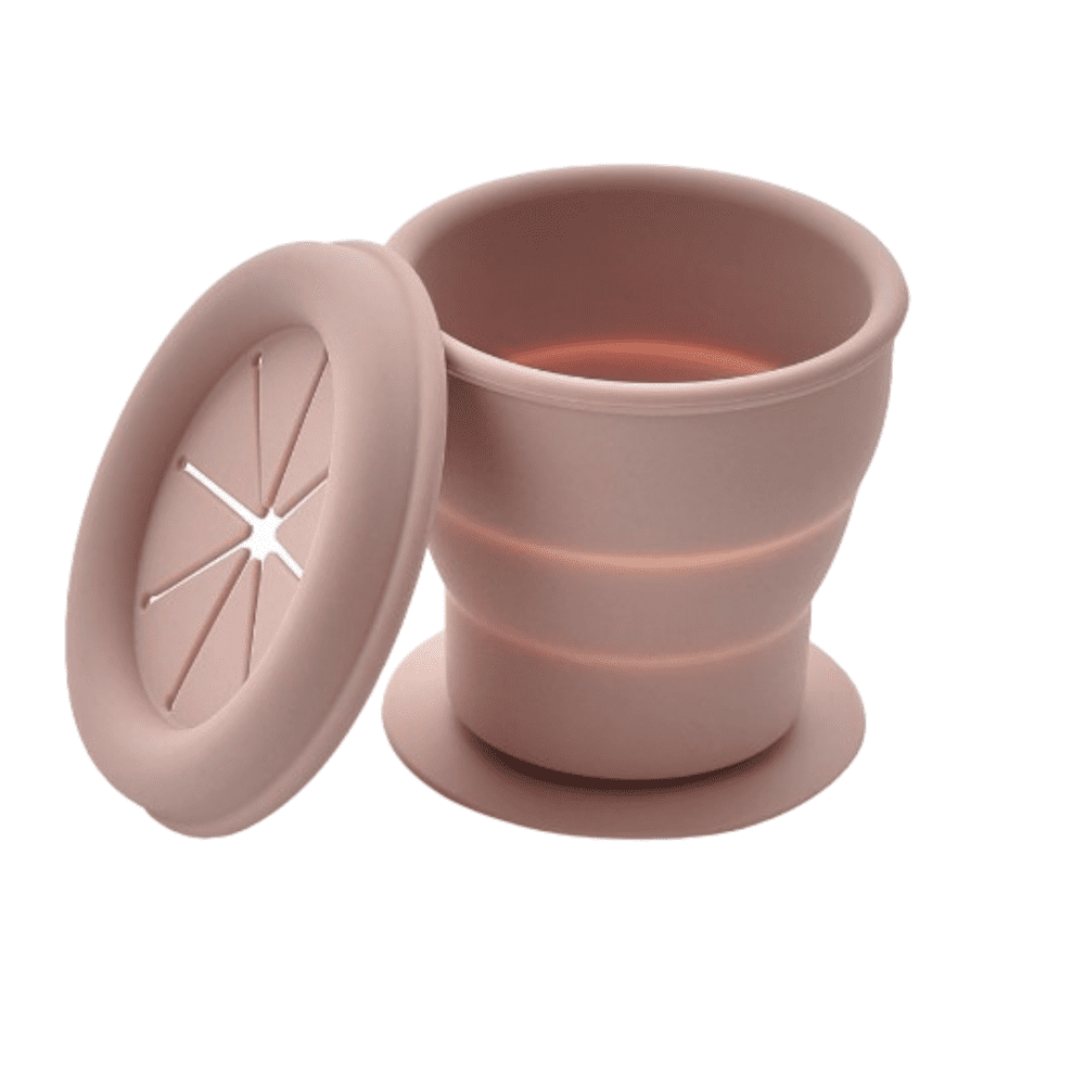 Innovative matt pink snack cup