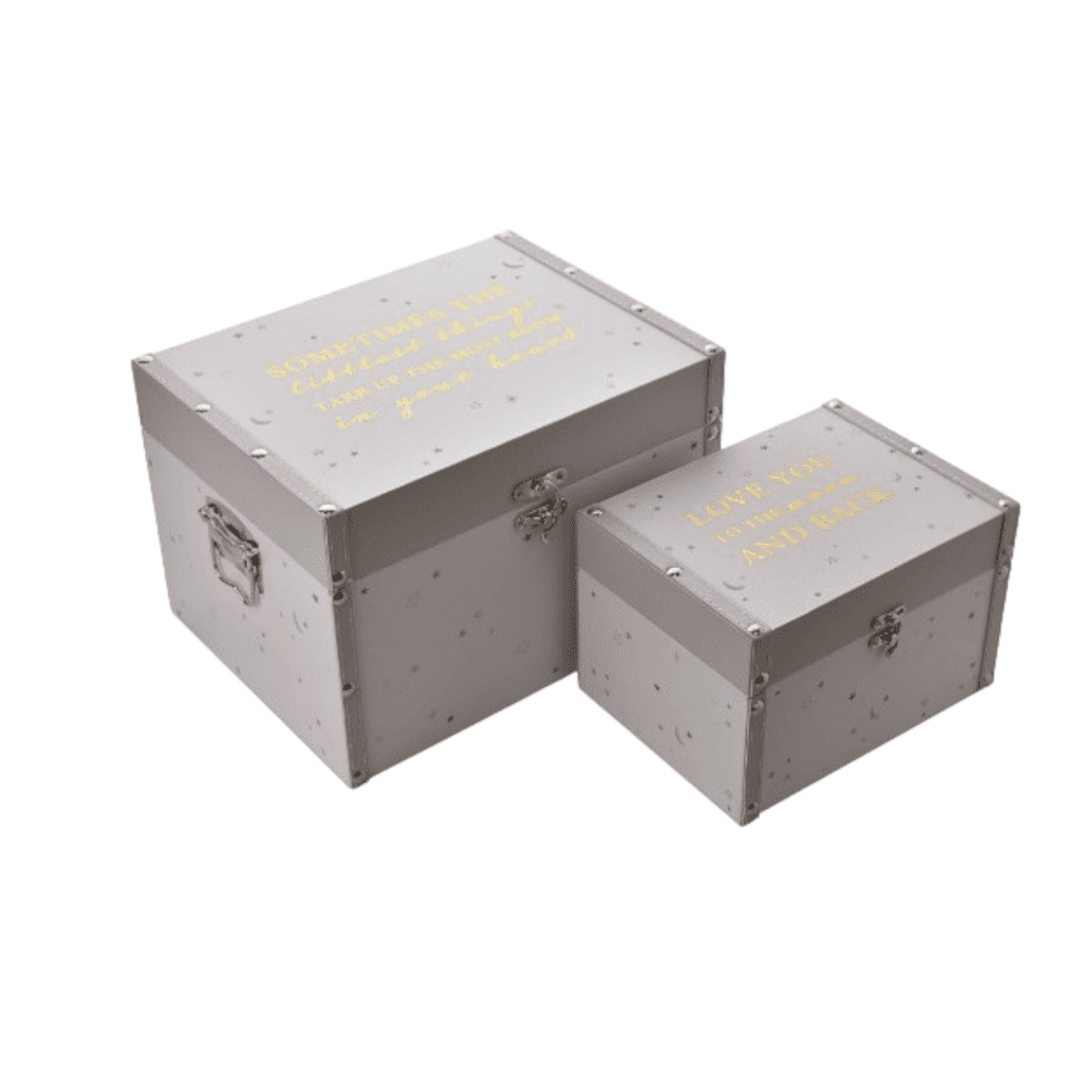 Set of 2 starry night storage boxes from BAMBINO BY JULIANA®