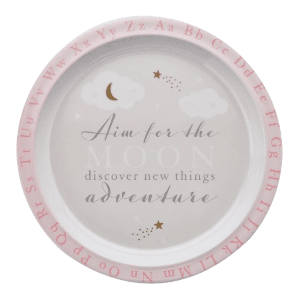 Bambino Melamine Dinner Plate with Alphabet