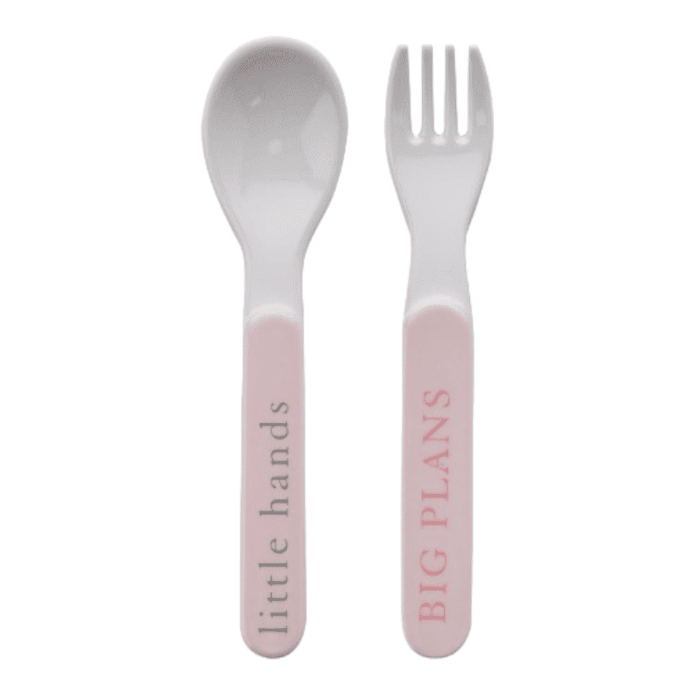 Bambino Melamine Fork and Spoon Set