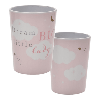 Bambino Melamine Cup with Pink Design