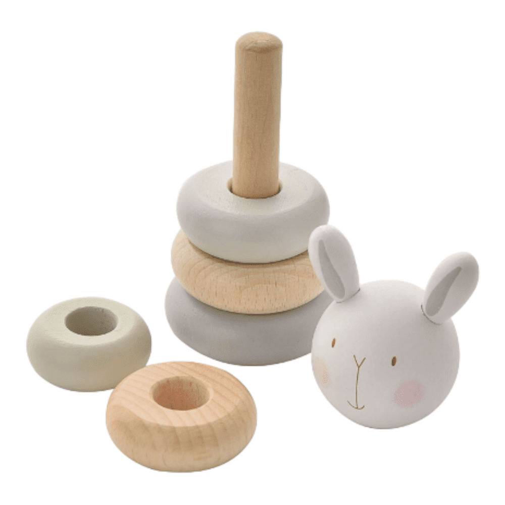 BAMBINO BY JULIANA® Wooden Stacking Game Rabbit