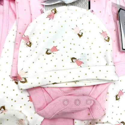 White Hat with Fairy Princesses and Gold Stars