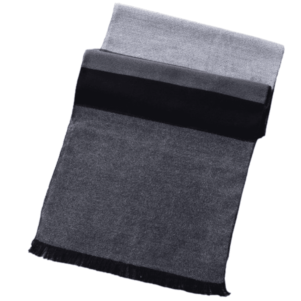 Mad Man Heritage Scarf - Grey & Black