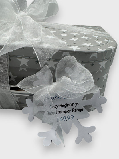 "Pure Snow" from the Cosy Beginnings Baby Hamper Range
