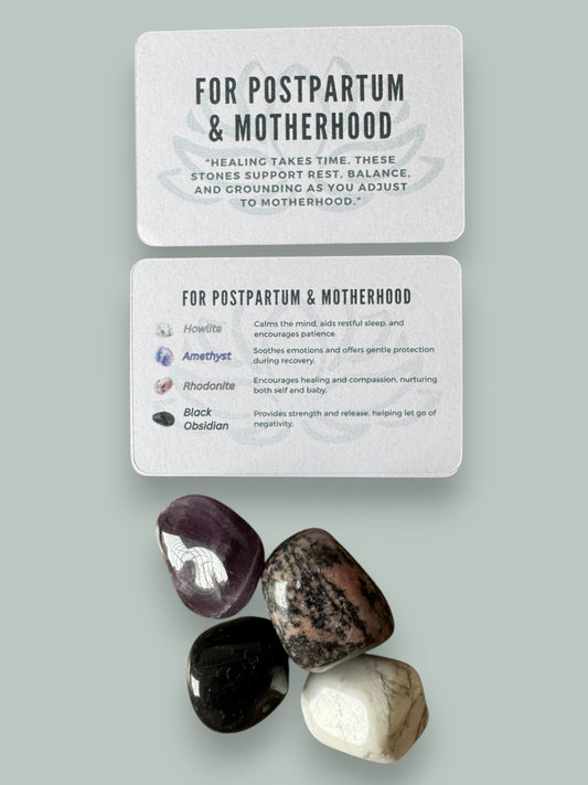Postpartum & Motherhood Crystal Set