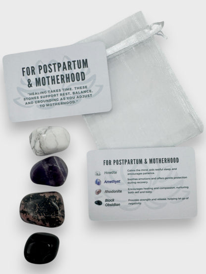 Postpartum & Motherhood Crystal Set