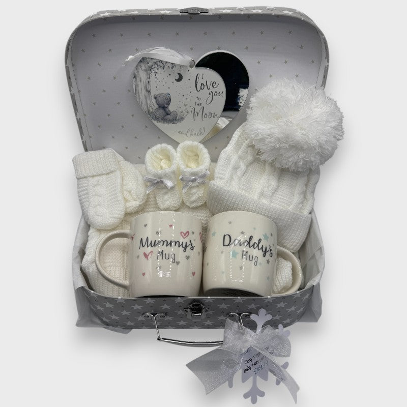 "Pure Snow" from the Cosy Beginnings Baby Hamper Range