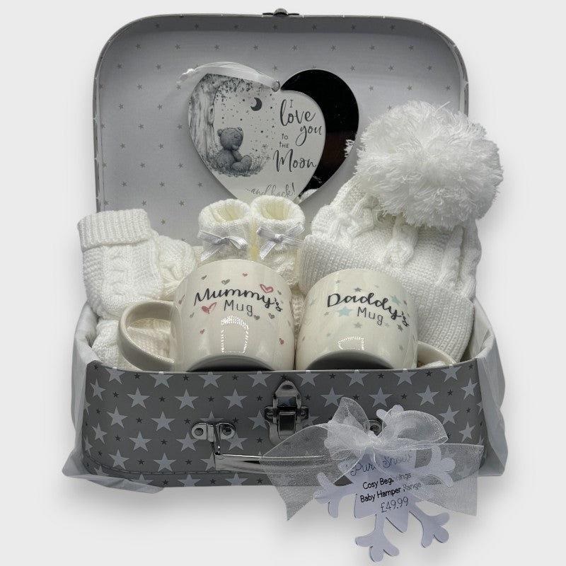"Pure Snow" from the Cosy Beginnings Baby Hamper Range