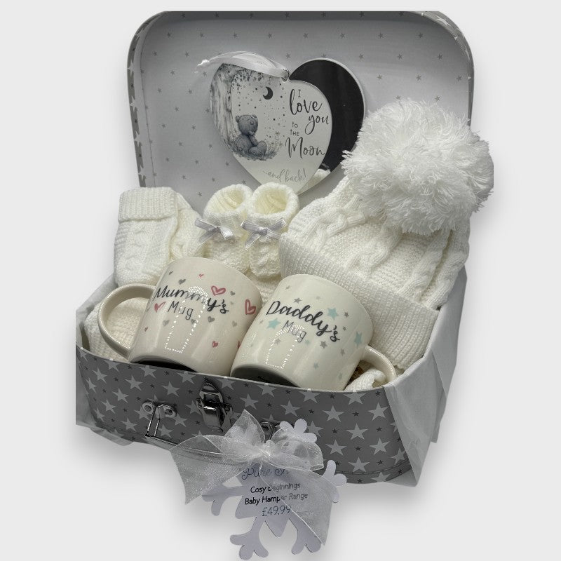 "Pure Snow" from the Cosy Beginnings Baby Hamper Range