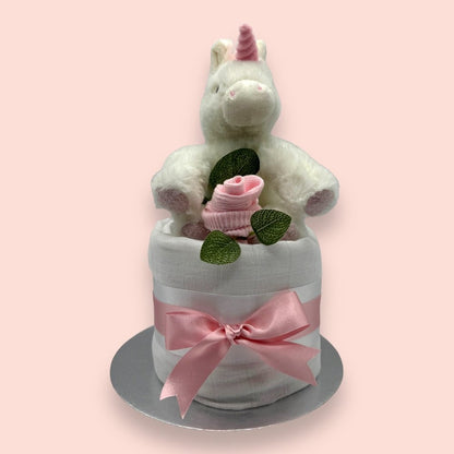 Enchanted Unicorn Dreams Mini Nappy Cake